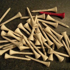 Golfers Tees Greg Norman Souvenir Lydo IV Turnberry 1986 Classic 40 Golf Tees